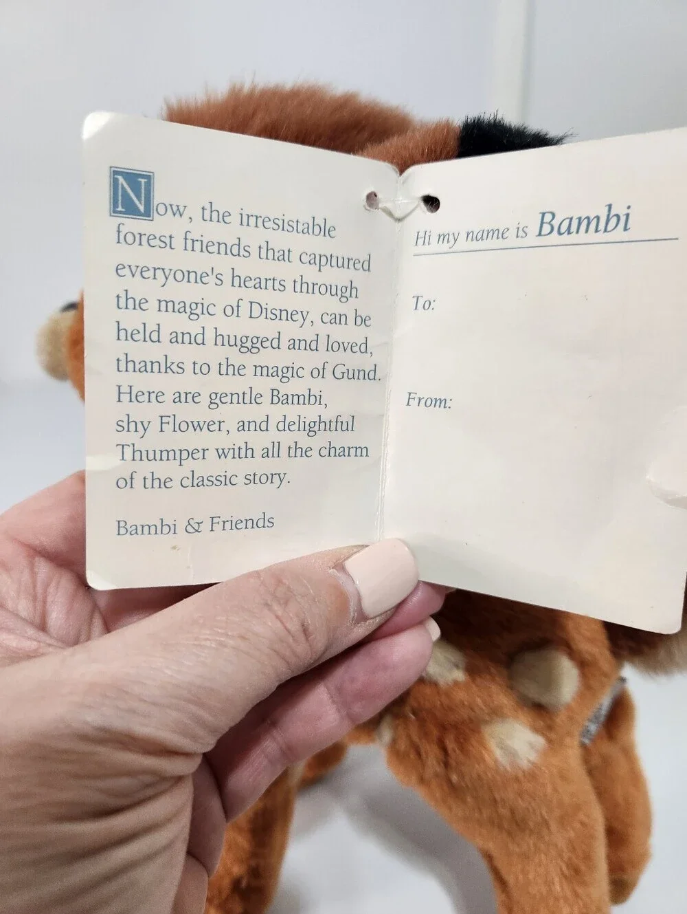 Gund Bambi With Bendable Legs